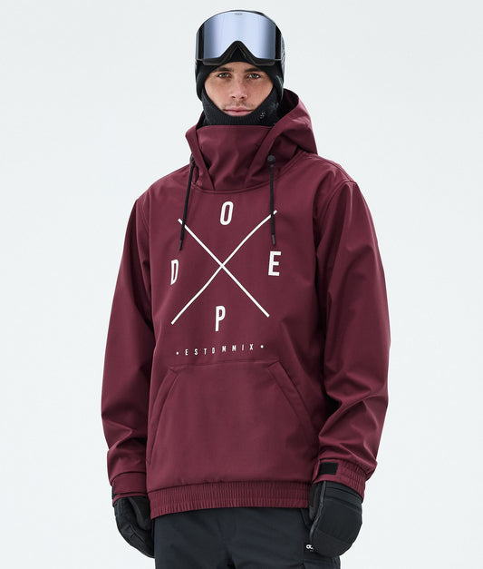 Snowboard Jacket Men 2X-Up Burgundy