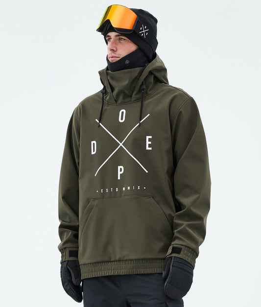 Snowboard Jacket Men 2X-Up Olive Green