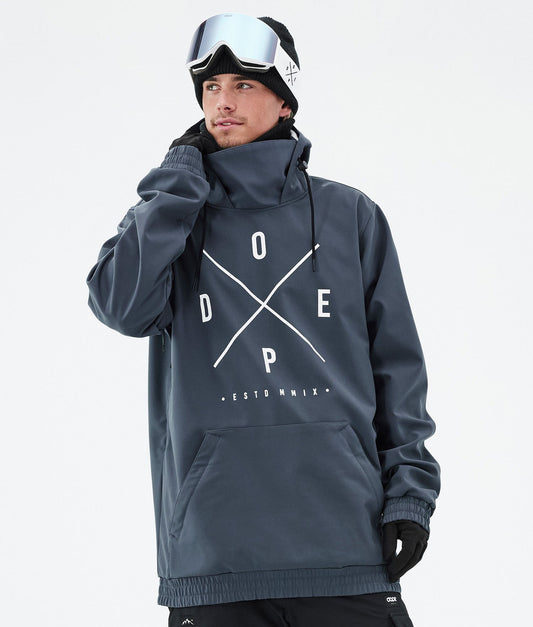 Snowboard Jacket Men 2X-Up Metal Blue
