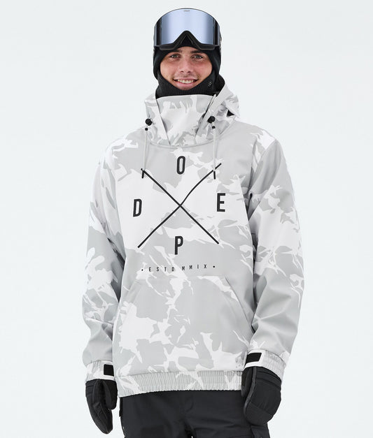 Snowboard Jacket Men 2X-Up Grey Camo