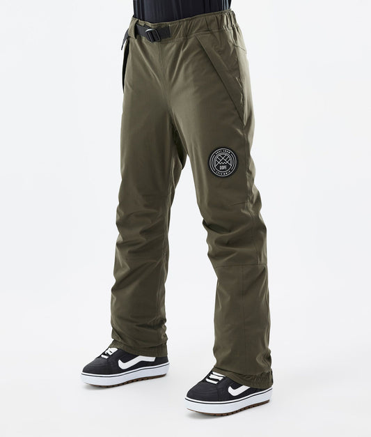 Snowboard Pants Women Olive Green