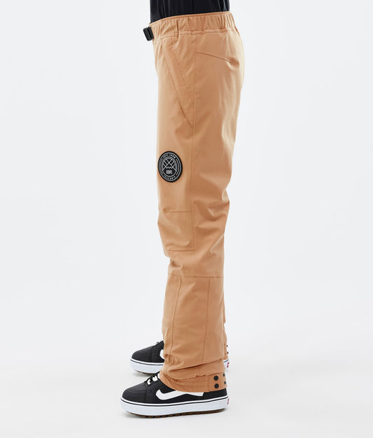 Snowboard Pants Women Khaki Yellow
