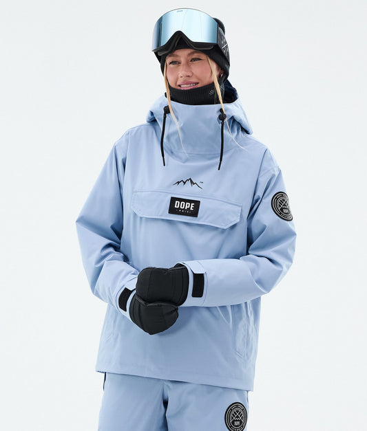Snowboard Jacket Women Light Blue