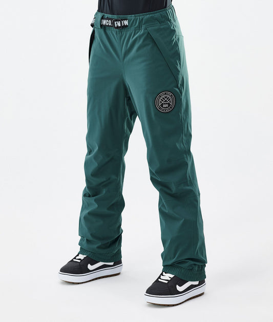Snowboard Pants Women Bottle Green