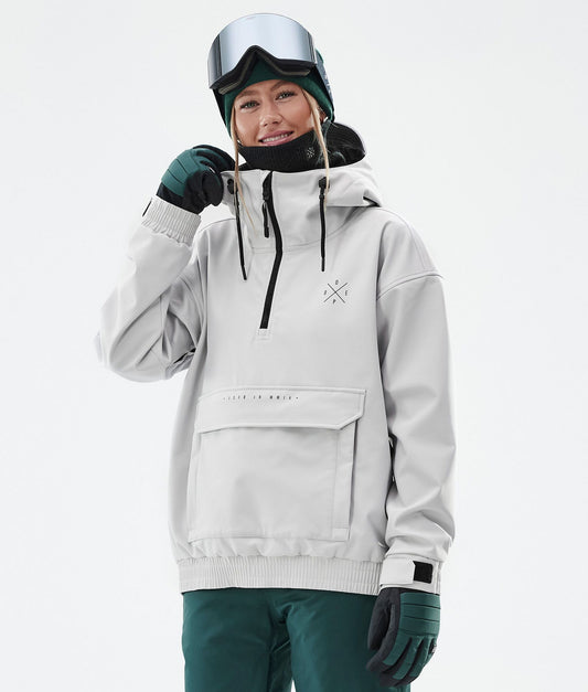 Snowboard Jacket Women Light Grey