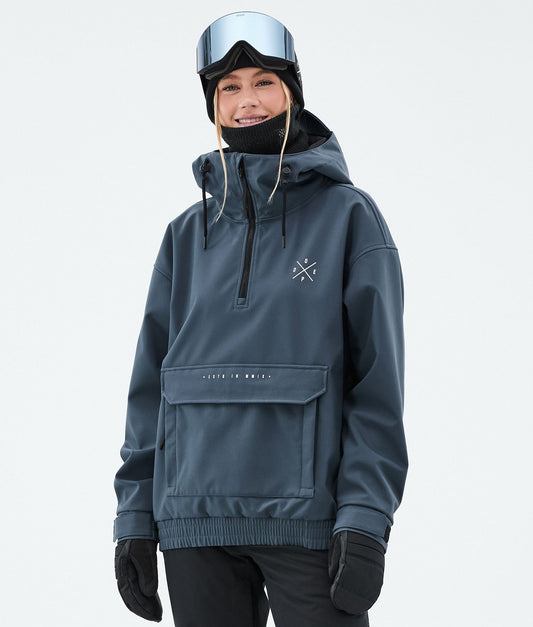 Snowboard Jacket Women Metal Blue