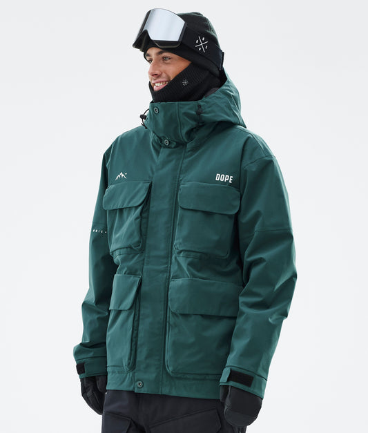 Snowboard Jacket Men Bottle Green
