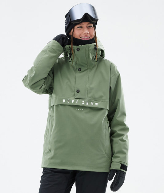 Snowboard Jacket Women Moss Green