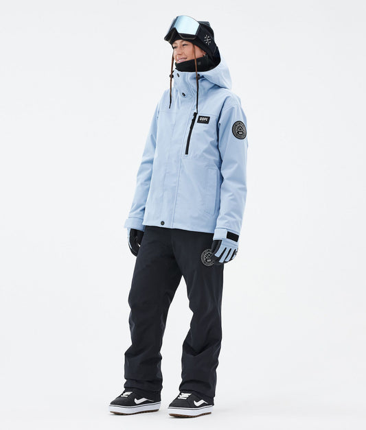 Snowboard Jacket Women Light Blue