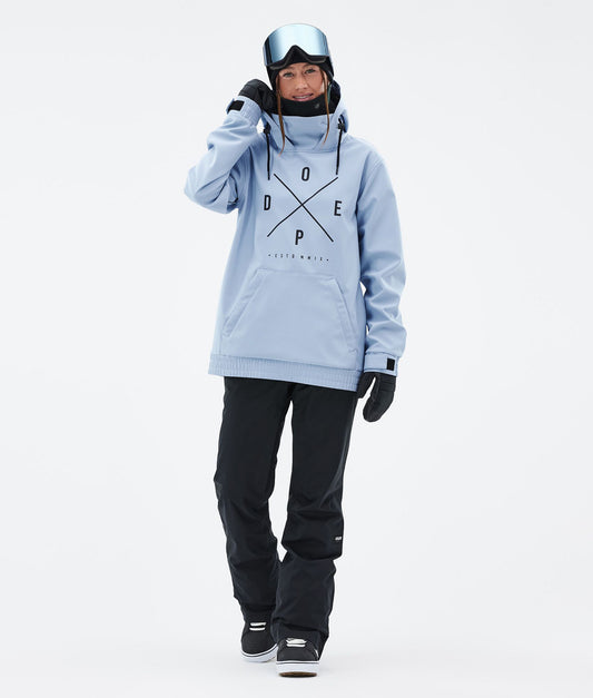 Snowboard Jacket Women 2X-Up Light Blue