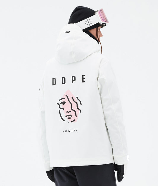 Snowboard Jacket Women Portrait Whitish