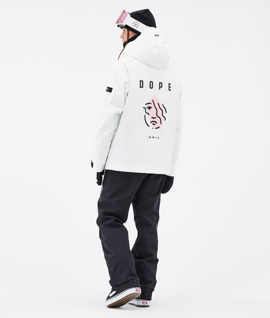 Snowboard Jacket Women Portrait Whitish