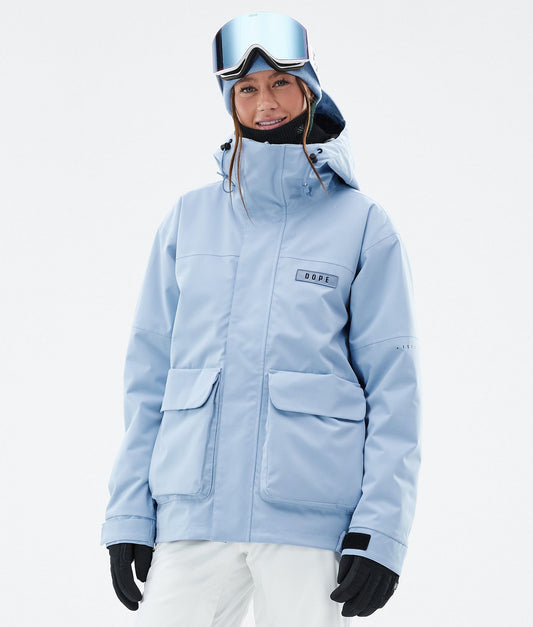 Snowboard Jacket Women Light Blue