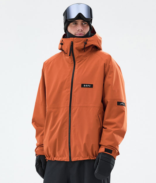 Snowboard Jacket Men Burned Orange