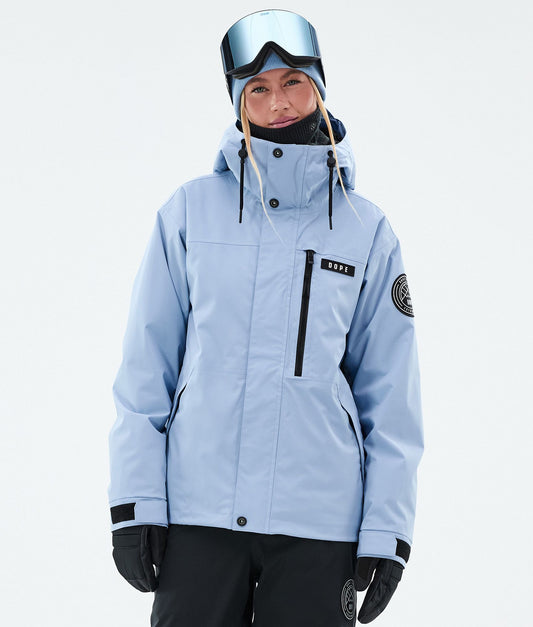 Snowboard Jacket Women Light Blue