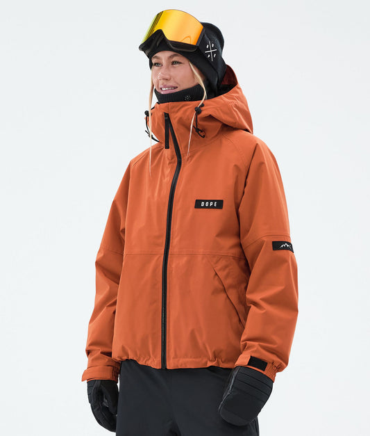 Snowboard Jacket Women Burned Orange