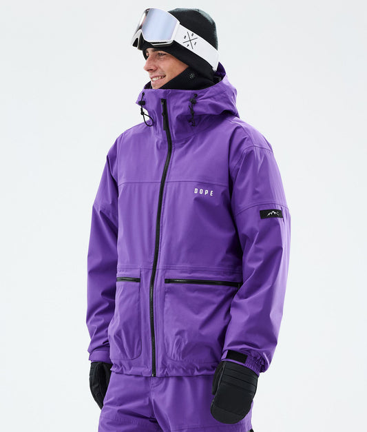 Snowboard Jacket Men Vivid Purple