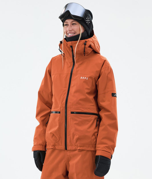 Snowboard Jacket Women Burned Orange