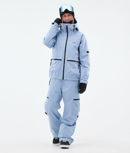 Snowboard Jacket Women Light Blue
