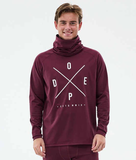 Base Layer Top Men 2X-Up Burgundy