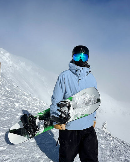 Snowboard Jacket Men Light Blue