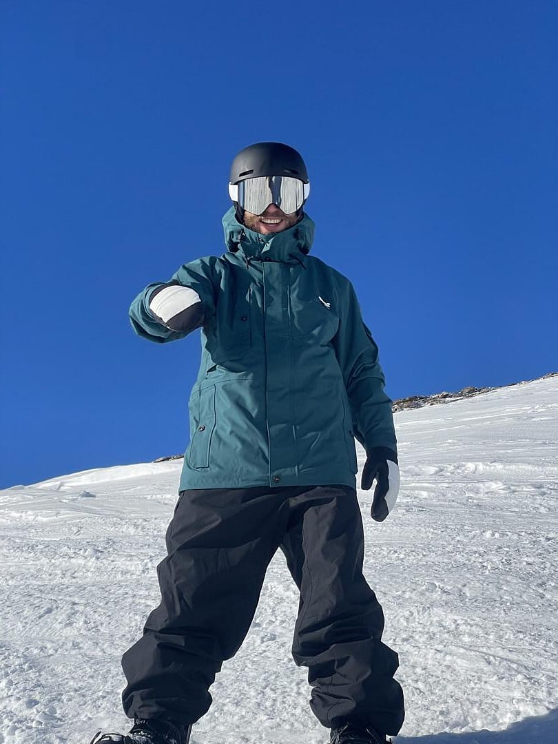 Snowboard Jacket Men Bottle Green