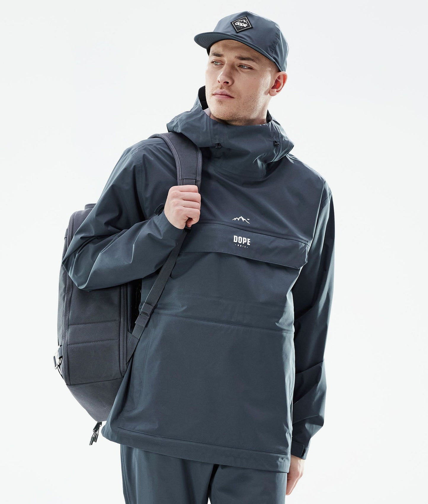 Rain Pants Men Metal Blue
