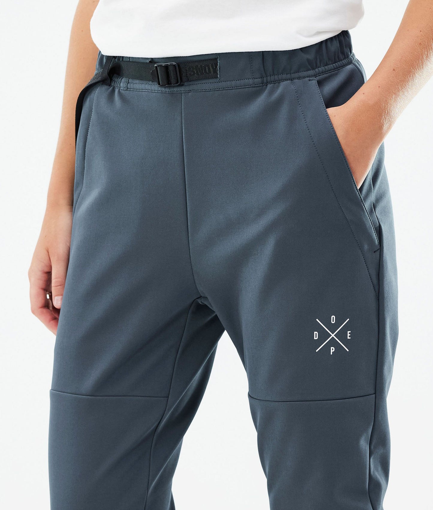Outdoor Pants Women Metal Blue