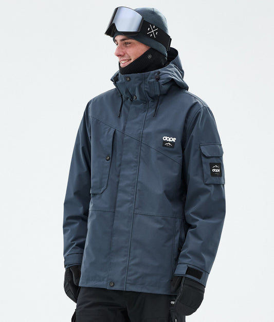 Snowboard Jacket Men Metal Blue