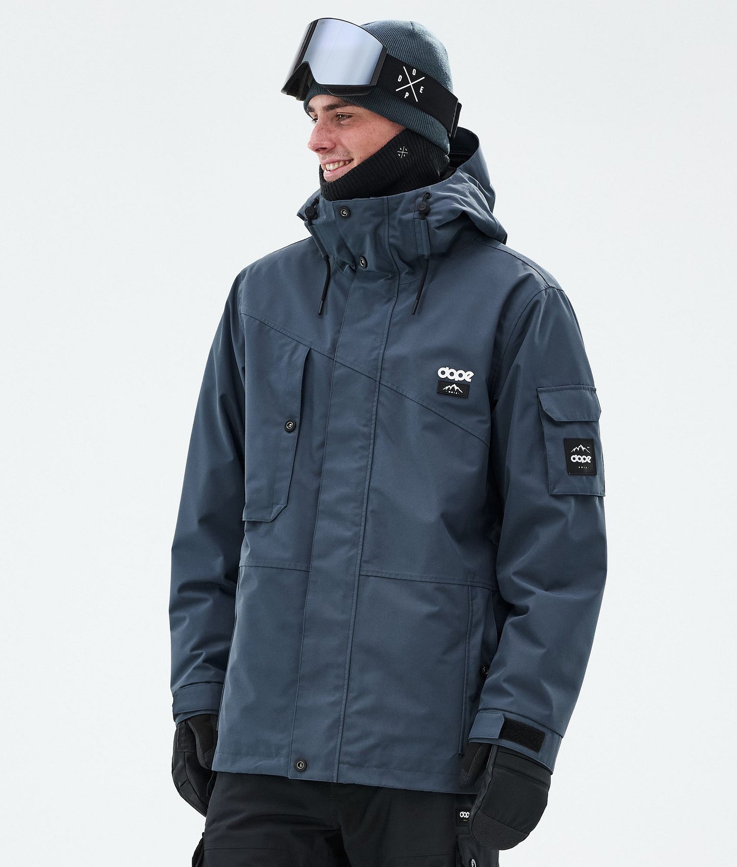 Snowboard Jacket Men Metal Blue