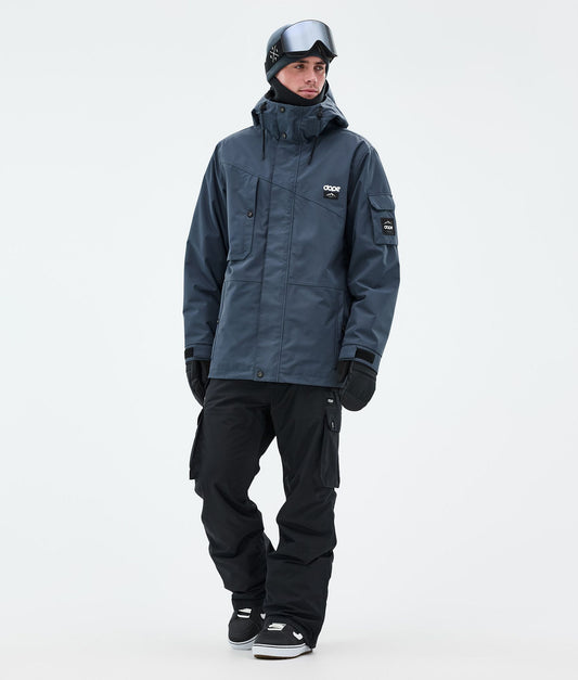 Snowboard Jacket Men Metal Blue