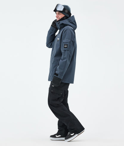 Snowboard Jacket Men Metal Blue