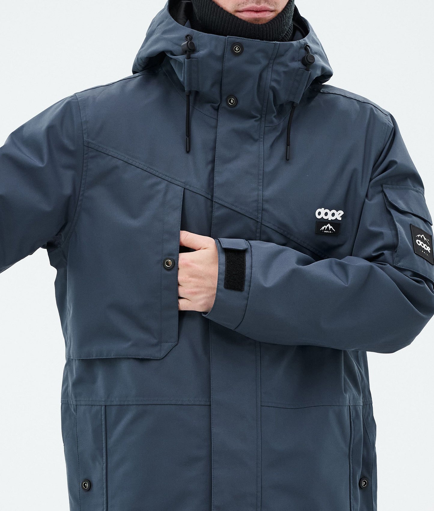 Snowboard Jacket Men Metal Blue
