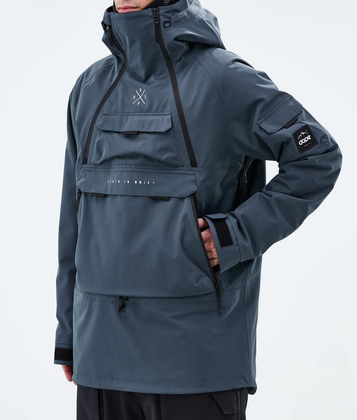 Snowboard Jacket Men Metal Blue
