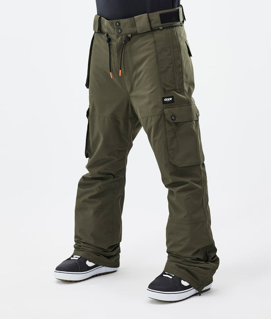 Snowboard Pants Men Olive Green