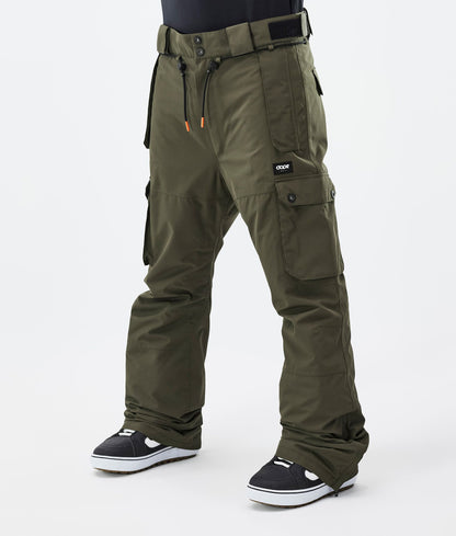 Snowboard Pants Men Olive Green