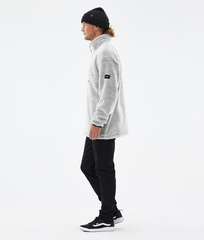 Fleece Sweater Men Light Grey