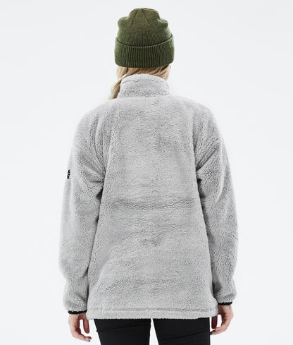 Fleece Sweater Women Light Grey