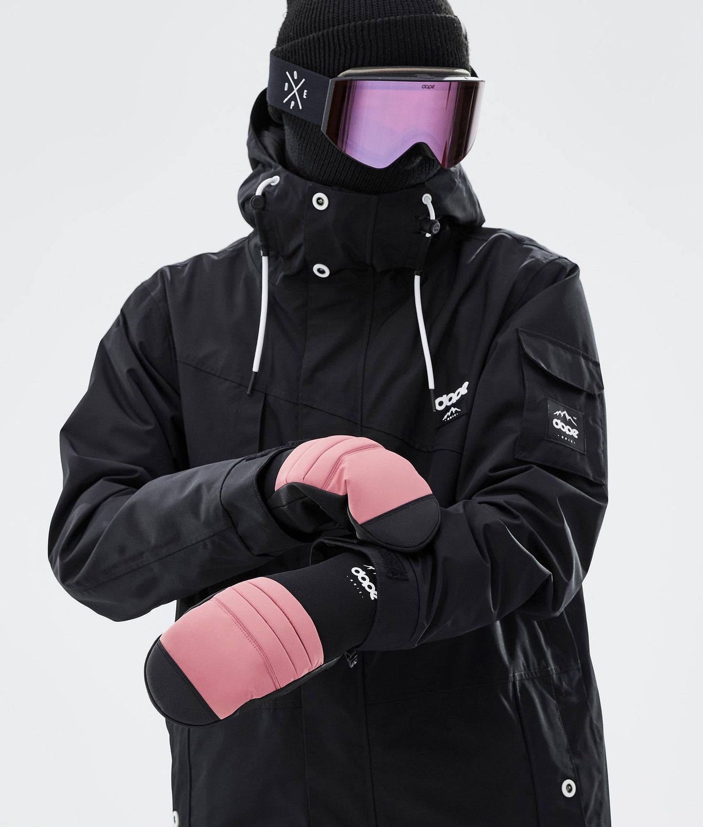 Snow Mittens Pink