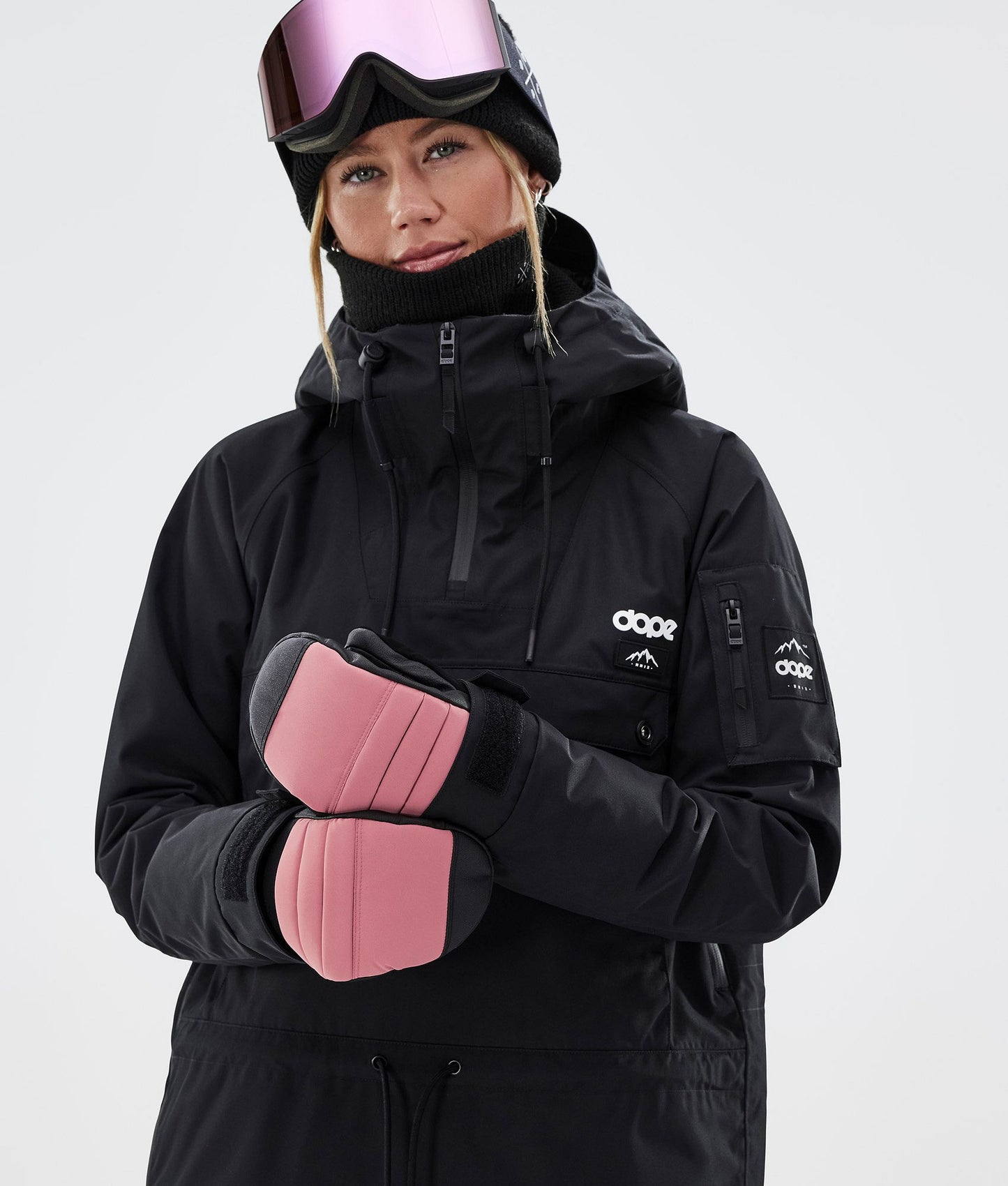 Snow Mittens Pink