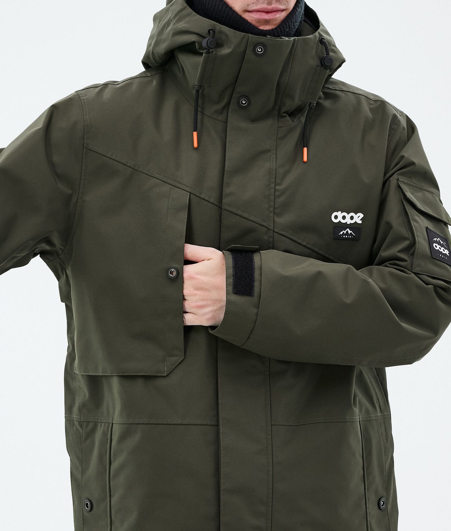 Snowboard Jacket Men Olive Green