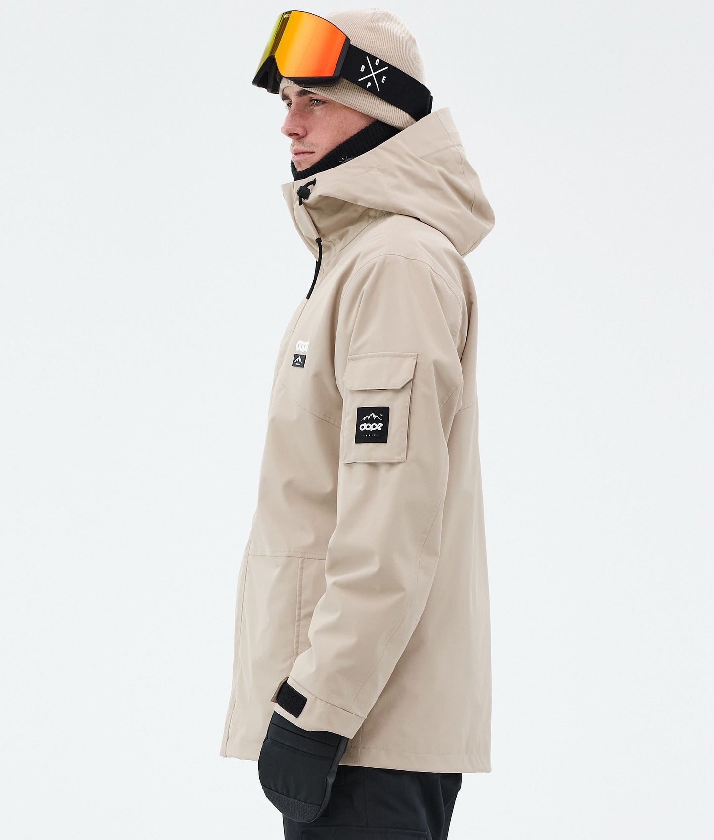Snowboard Jacket Men Sand
