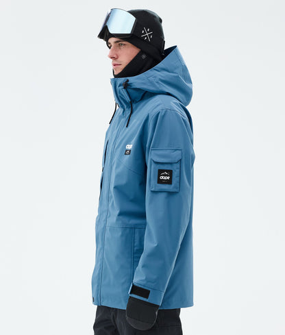 Snowboard Jacket Men Blue Steel