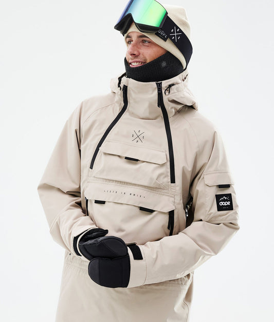 Snowboard Jacket Men Sand
