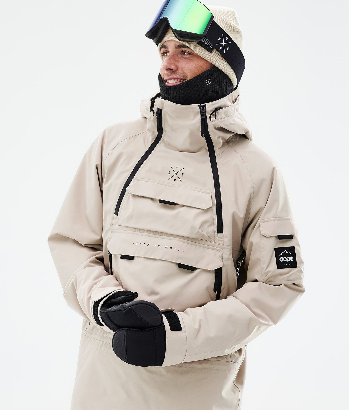 Snowboard Jacket Men Sand