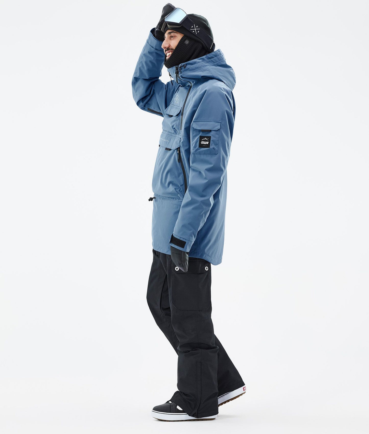 Snowboard Jacket Men Blue Steel