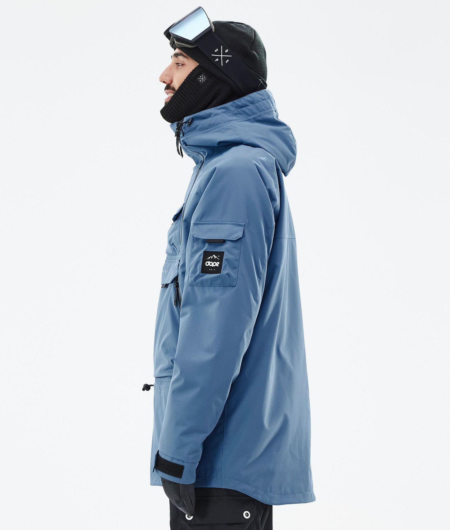 Snowboard Jacket Men Blue Steel