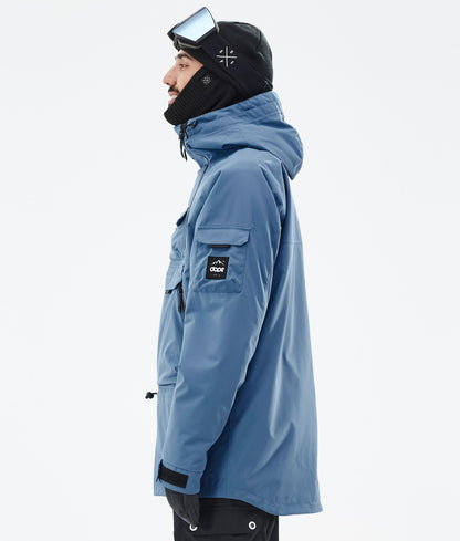 Snowboard Jacket Men Blue Steel