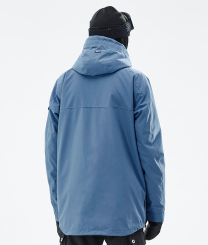 Snowboard Jacket Men Blue Steel