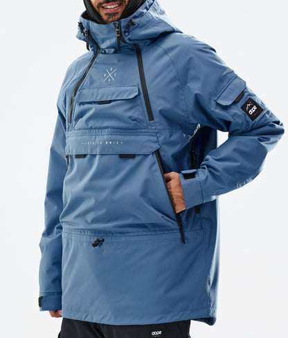 Snowboard Jacket Men Blue Steel